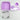 Sarthi Hungry Lunch Box Purple – 3 Compartment Tiffin with Spoon, Fork & Bowl