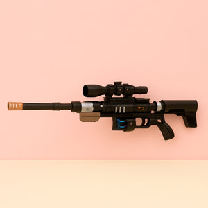 PUBG Style Gun with 20 Bullets – Sniper Toy Set with Scope, Pistol & Accessories